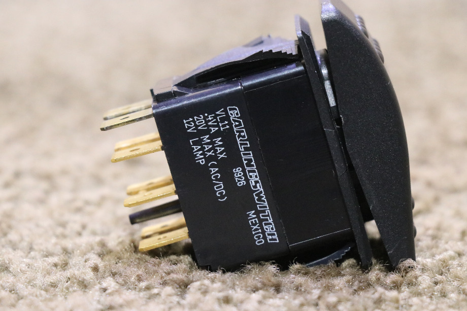 USED RV/MOTORHOME BLACK ROCKER SWITCH VL11 FOR SALE RV Components 