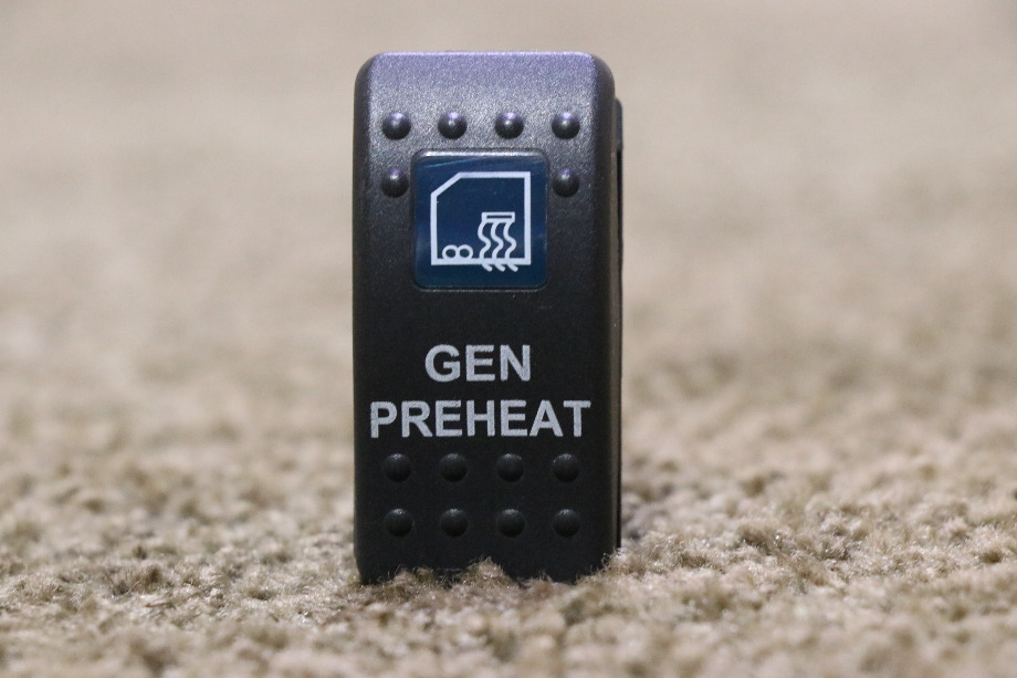 USED GEN PREHEAT V2D1 DASH SWITCH MOTORHOME PARTS FOR SALE RV Components 