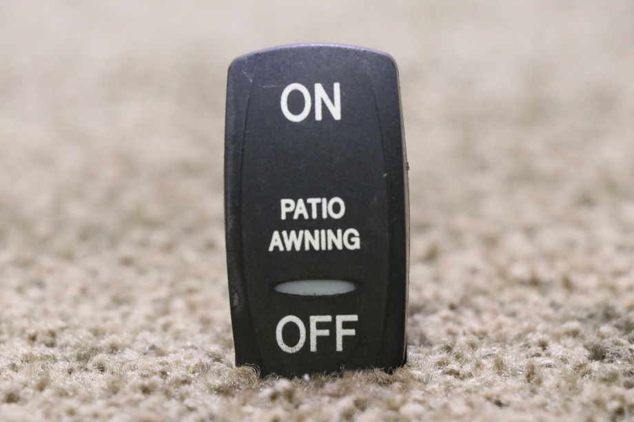 USED MOTORHOME ON / OFF PATIO AWNING VAD1 DASH SWITCH FOR SALE RV Components 