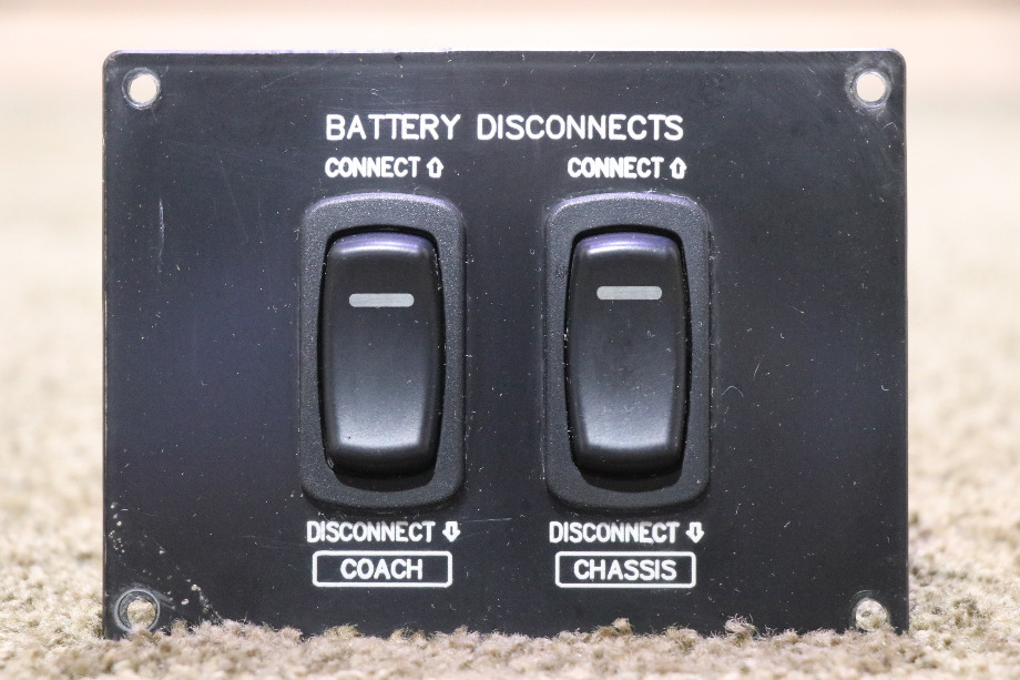 USED BATTERY DISCONNECT SWITCH PANEL RV/MOTORHOME PARTS FOR SALE RV Components 