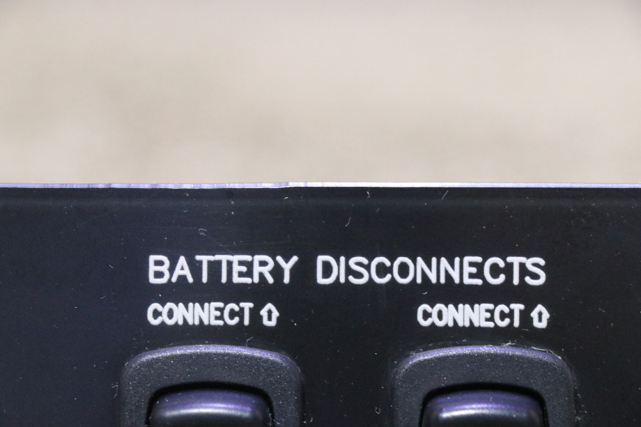 USED BATTERY DISCONNECT SWITCH PANEL RV/MOTORHOME PARTS FOR SALE RV Components 