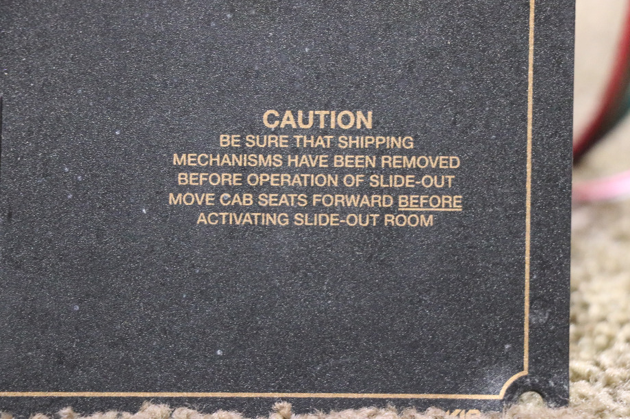 USED RV/MOTORHOME KIB MONITOR PANEL 16620898 FOR SALE RV Components 