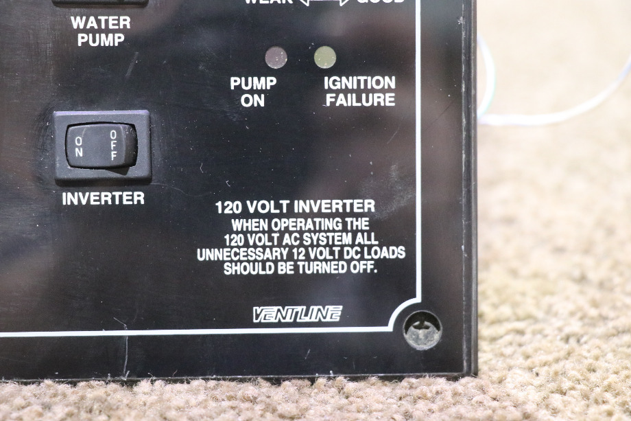 USED RV LA1025 VENTLINE DISCOVERY MONITOR PANEL FOR SALE RV Components 