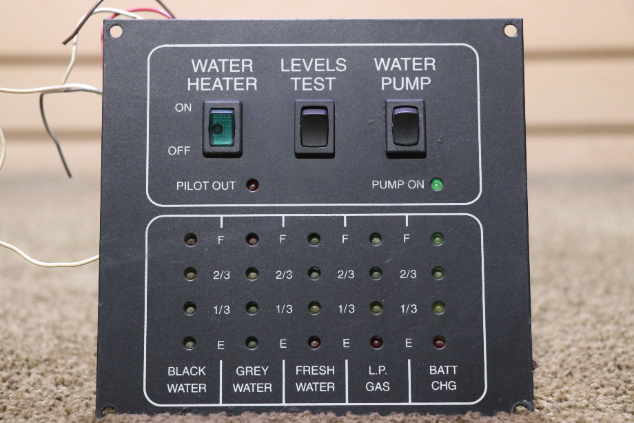 USED RV/MOTORHOME TANK MONITOR PANEL LA1049 FOR SALE RV Components 