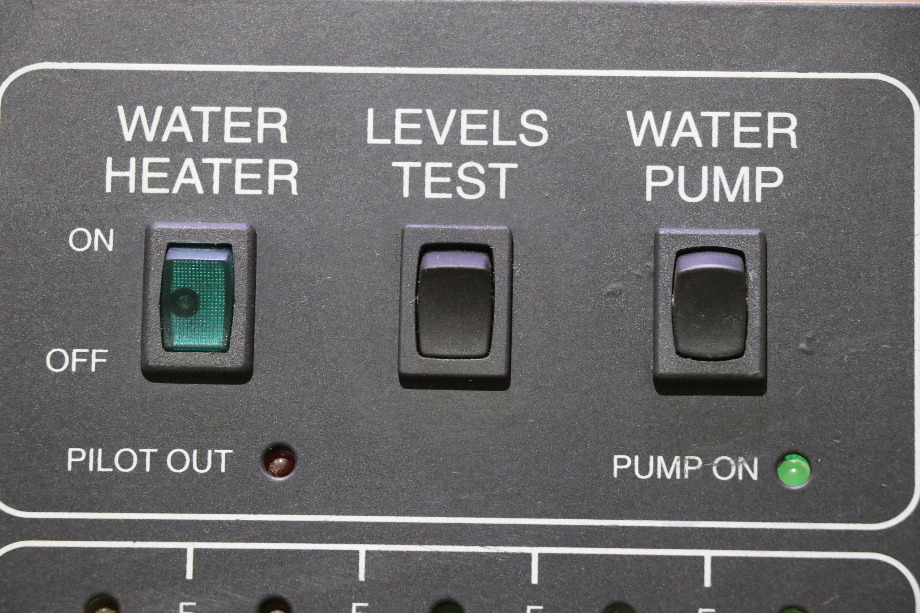 USED RV/MOTORHOME TANK MONITOR PANEL LA1049 FOR SALE RV Components 
