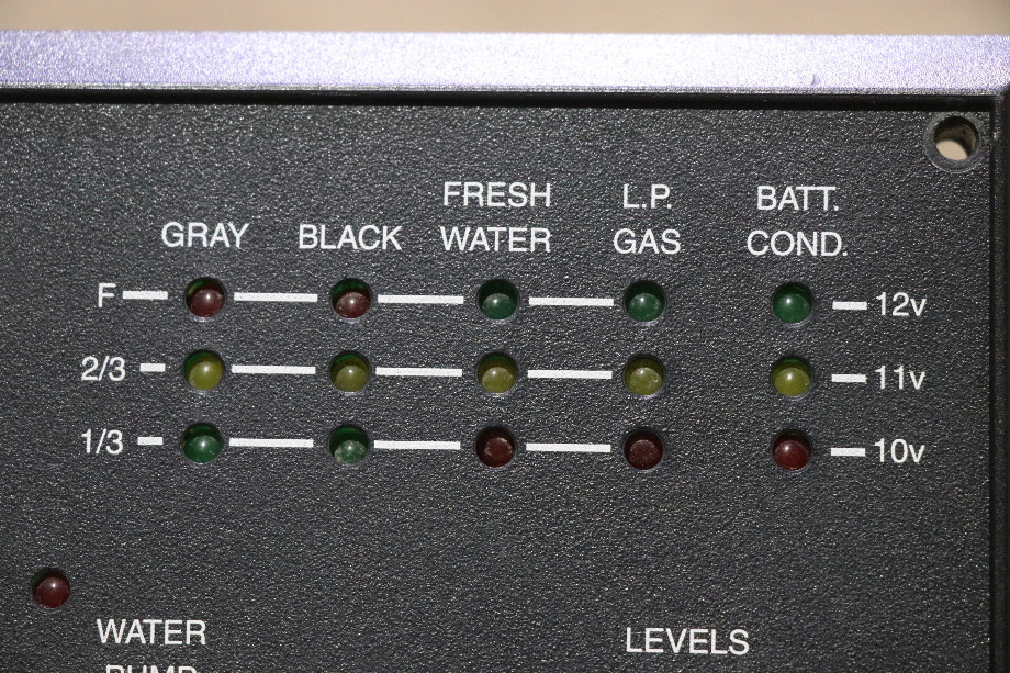 USED TANK MONITOR PANEL RV PARTS FOR SALE RV Components 