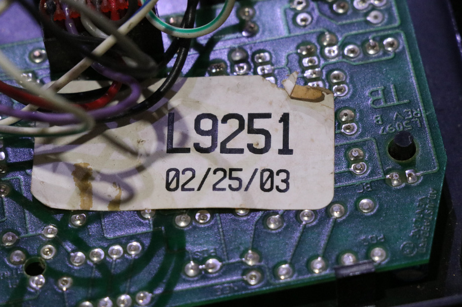 USED L9251 TANK MONITOR PANEL MOTORHOME PARTS FOR SALE RV Components 