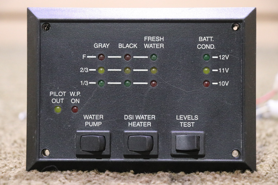 USED TANK MONITOR PANEL L9251 RV/MOTORHOME PARTS FOR SALE RV Components 