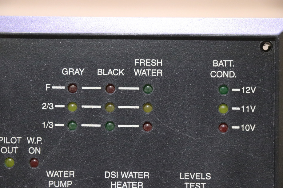 USED TANK MONITOR PANEL L9251 RV/MOTORHOME PARTS FOR SALE RV Components 