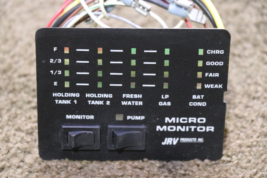USED A7752BL JRV MICRO MONITOR PANEL RV PARTS FOR SALE RV Components 