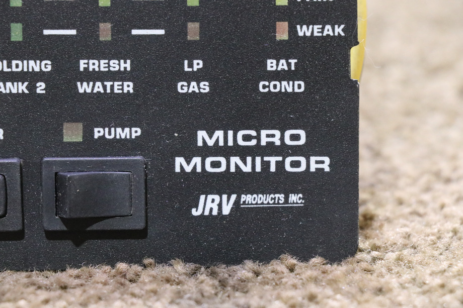 USED A7752BL JRV MICRO MONITOR PANEL RV PARTS FOR SALE RV Components 
