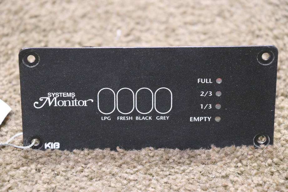 USED RV/MOTORHOME KIB SYSTEMS MONITOR PANEL FOR SALE RV Components 