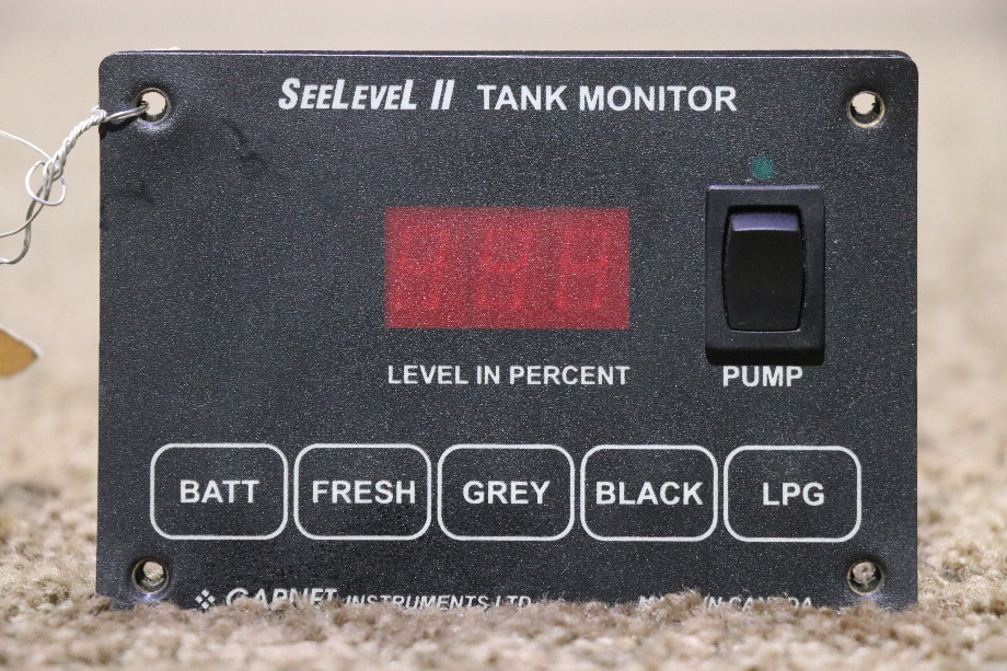 USED SEELEVEL II TANK MONITOR PANEL RV/MOTORHOME PARTS FOR SALE RV Components 