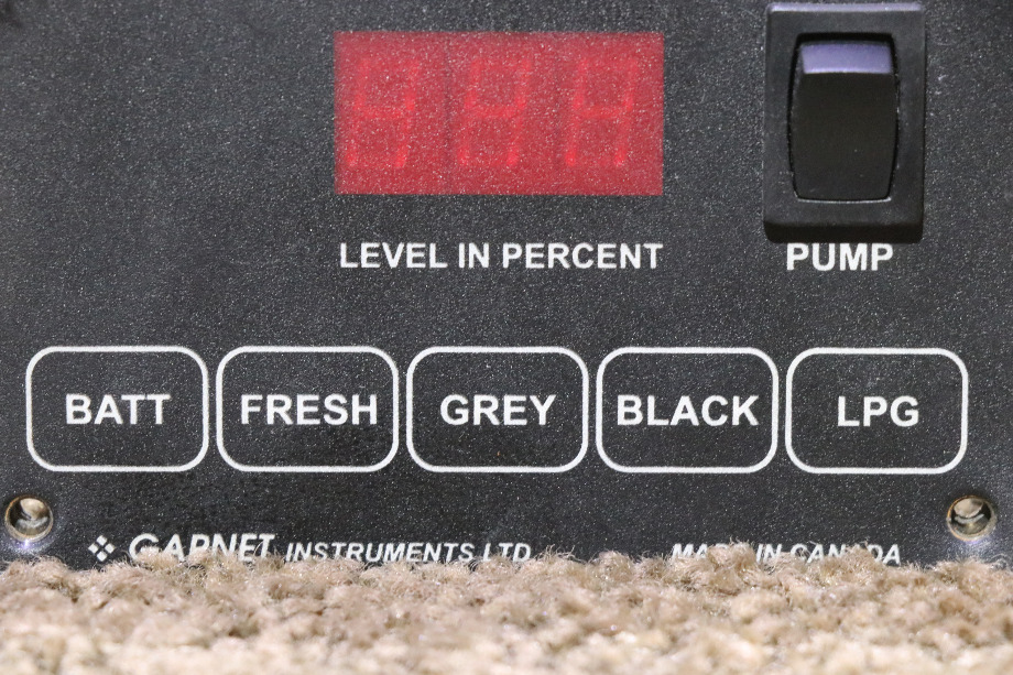 USED SEELEVEL II TANK MONITOR PANEL RV/MOTORHOME PARTS FOR SALE RV Components 