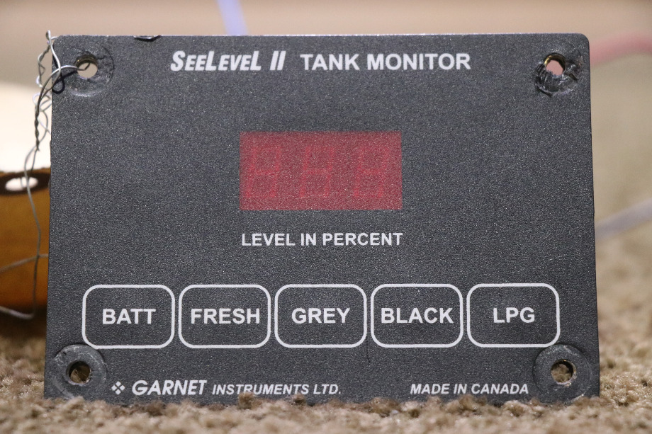 USED RV SEELEVEL II TANK MONITOR PANEL FOR SALE RV Components 