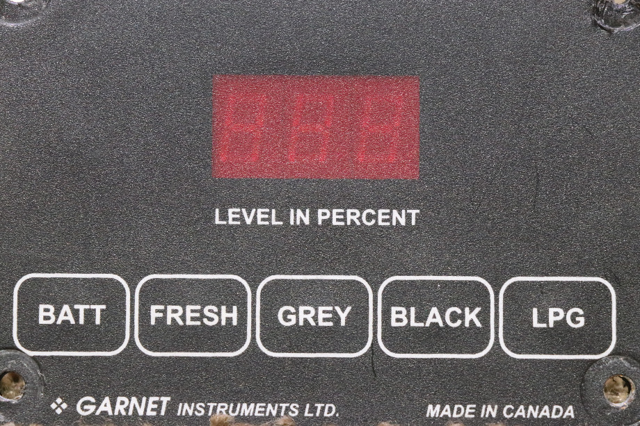 USED RV SEELEVEL II TANK MONITOR PANEL FOR SALE RV Components 