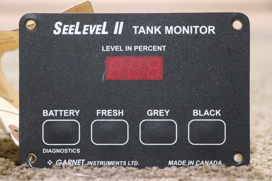 USED MOTORHOME SEELEVEL II TANK MONITOR PANEL FOR SALE RV Components 
