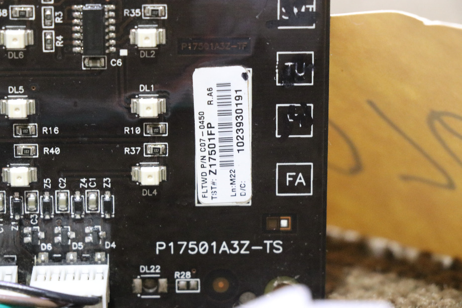USED TOUCH SENSOR C07-0450 TANK MONITOR PANEL MOTORHOME PARTS FOR SALE RV Components 