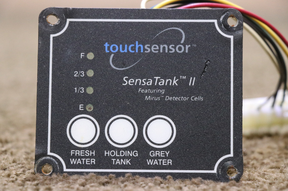 USED TOUCH SENSOR SENSA TANK II MONITOR PANEL RV/MOTORHOME PARTS FOR SALE RV Components 