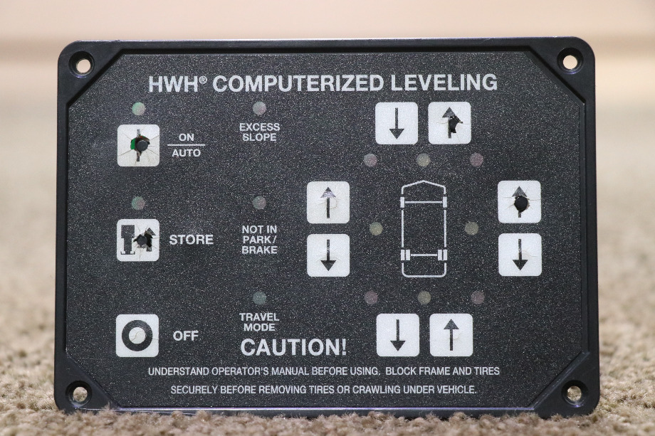 USED HWH AP23304R4 COMPUTERIZED LEVELING TOUCH PAD MOTORHOME PARTS FOR SALE RV Components 