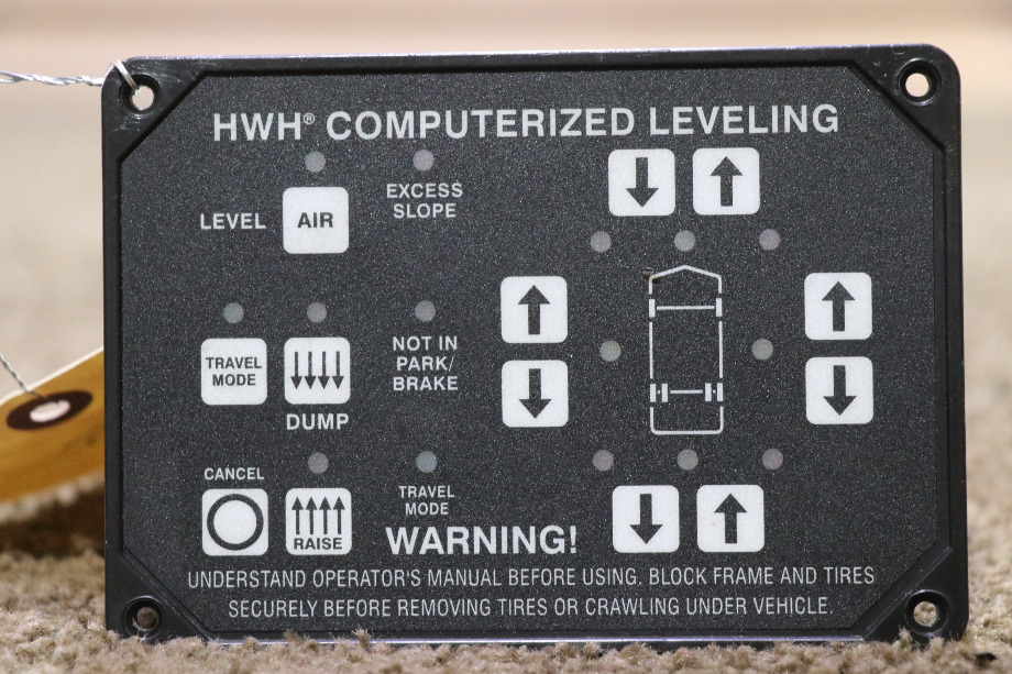 USED HWH COMPUTERIZED LEVELING TOUCH PAD AP22703 RV/MOTORHOME PARTS FOR SALE RV Components 