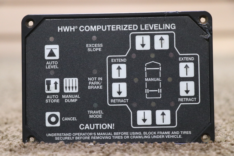 USED RV AP39650 HWH COMPUTERIZED LEVELING TOUCH PAD FOR SALE RV Components 