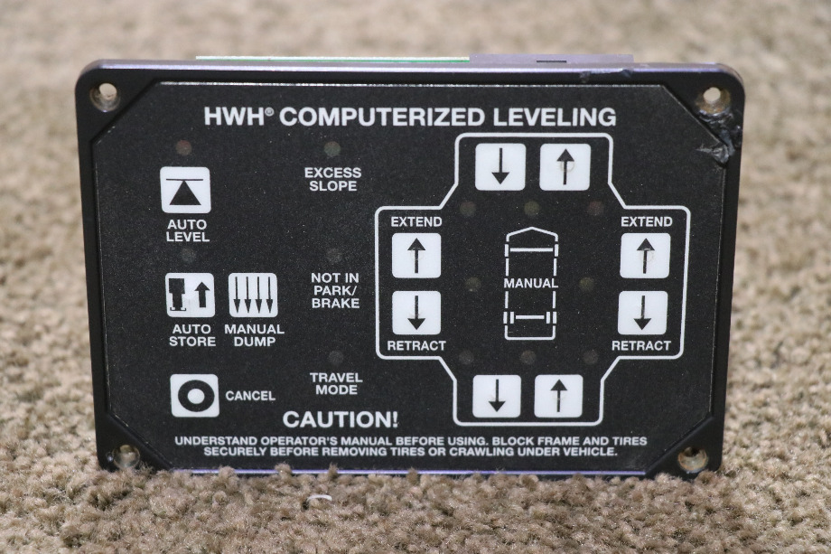 USED RV AP39650 HWH COMPUTERIZED LEVELING TOUCH PAD FOR SALE RV Components 