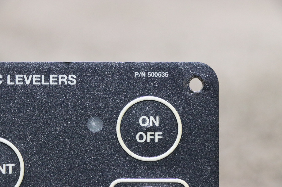 USED MOTORHOME POWER GEAR 500535 HYDRAULIC LEVELERS TOUCH PAD FOR SALE RV Components 