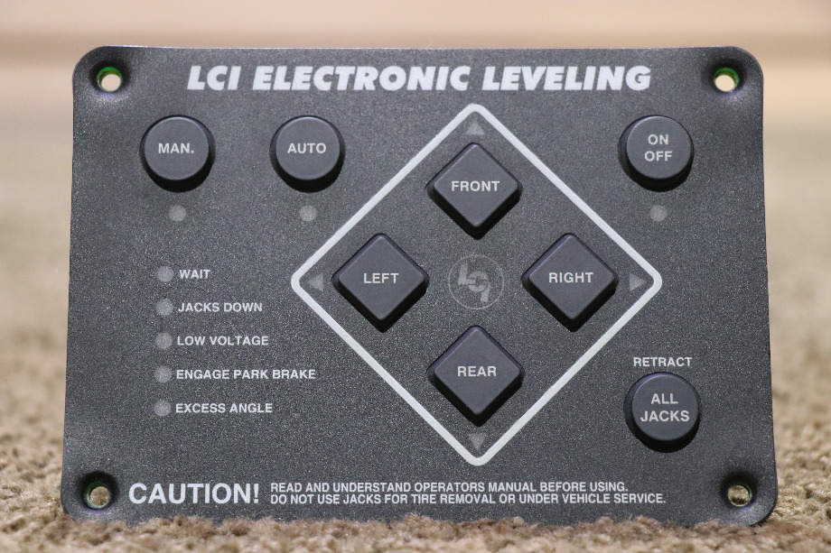 USED 10537D LCI ELECTRONIC LEVELING TOUCH PAD RV PARTS FOR SALE RV Components 