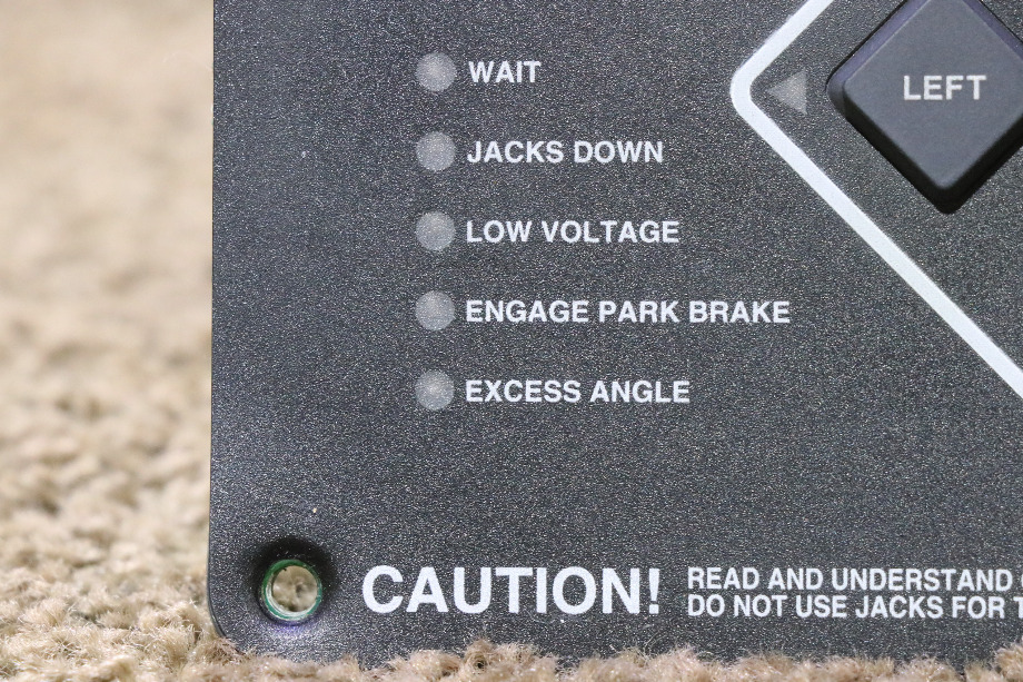 USED 10537D LCI ELECTRONIC LEVELING TOUCH PAD RV PARTS FOR SALE RV Components 