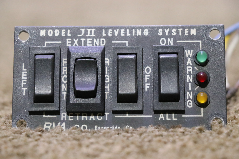 USED RVA JII LEVELING SYSTEM SWITCH PANEL RV/MOTORHOME PARTS FOR SALE RV Components 