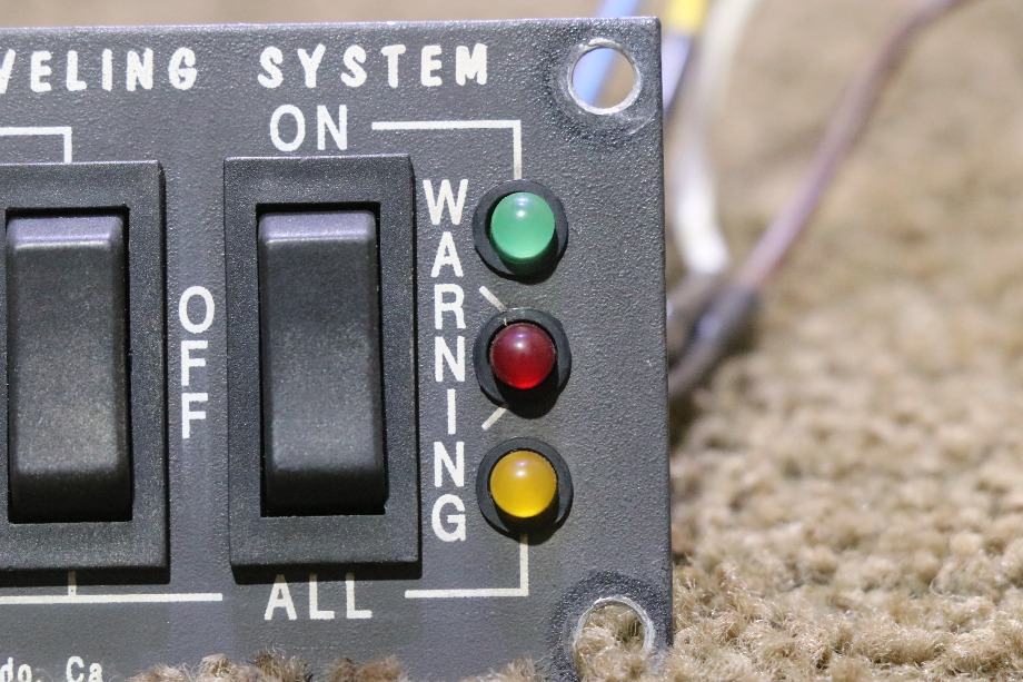 USED RVA JII LEVELING SYSTEM SWITCH PANEL RV/MOTORHOME PARTS FOR SALE RV Components 