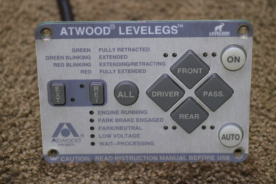 USED MOTORHOME ATWOOD 66273 LEVELEGS TOUCH PAD FOR SALE RV Components 