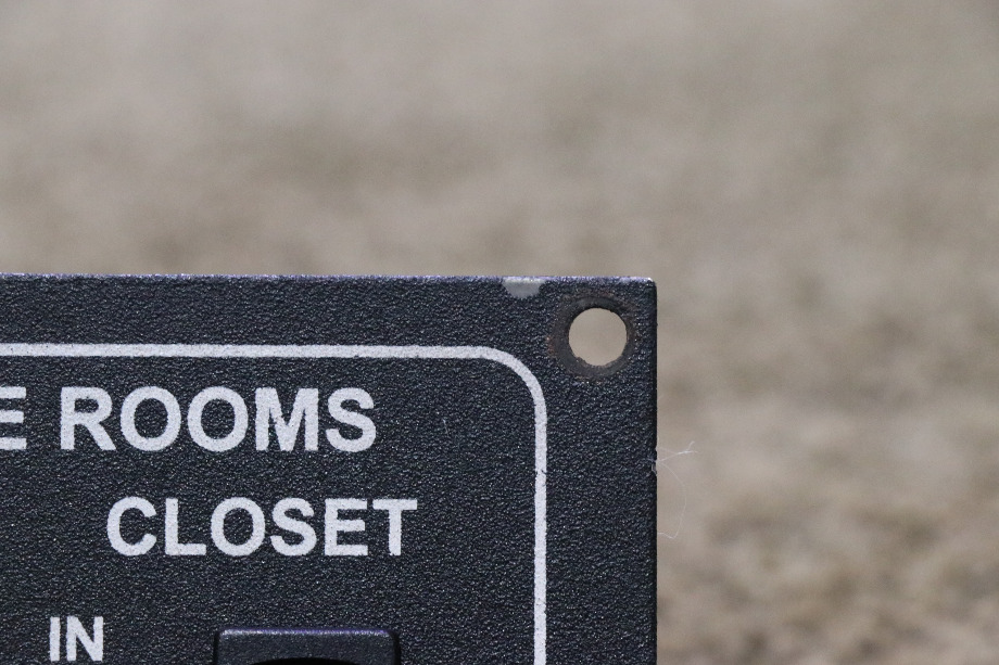 USED SLIDE ROOMS BED / CLOSET SWITCH PANEL MOTORHOME PARTS FOR SALE RV Components 