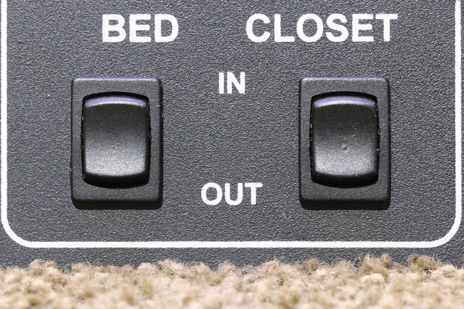 USED SLIDE ROOMS BED / CLOSET SWITCH PANEL MOTORHOME PARTS FOR SALE RV Components 