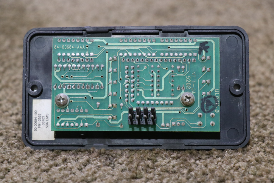USED MOTORHOME INTELLITEC 00-00684-100 50 AMP SMART EMS DISPLAY PANEL FOR SALE RV Components 