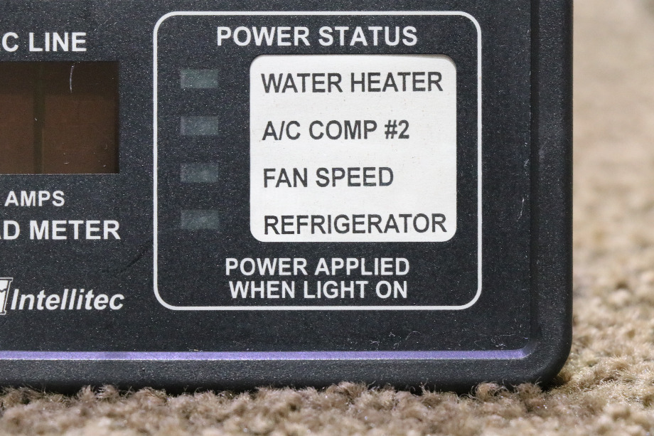 USED 00-00757-000 INTELLITEC POWERLINE EMS DISPLAY PANEL RV PARTS FOR SALE RV Components 