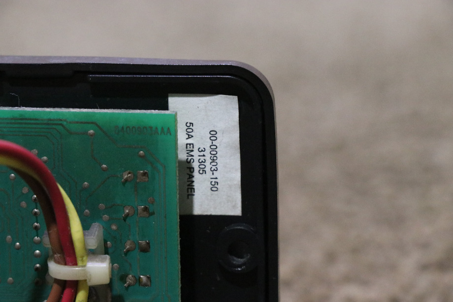 USED INTELLITEC 50 AMP SMART EMS DISPLAY PANEL 00-00903-150 RV/MOTORHOME PARTS FOR SALE RV Components 
