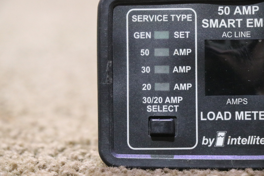 USED INTELLITEC 50 AMP SMART EMS DISPLAY PANEL 00-00903-150 RV/MOTORHOME PARTS FOR SALE RV Components 
