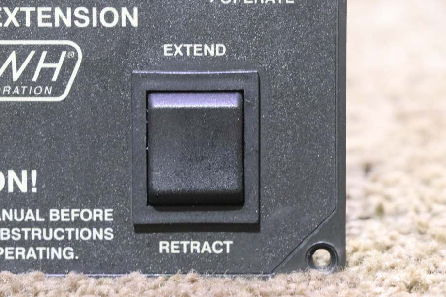 USED HWH ROOM EXTENSION KEY AND SWITCH PANEL MOTORHOME PARTS FOR SALE RV Components 