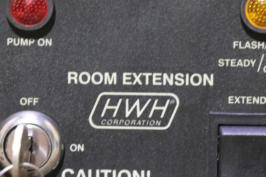 USED HWH ROOM EXTENSION KEY AND SWITCH PANEL MOTORHOME PARTS FOR SALE RV Components 