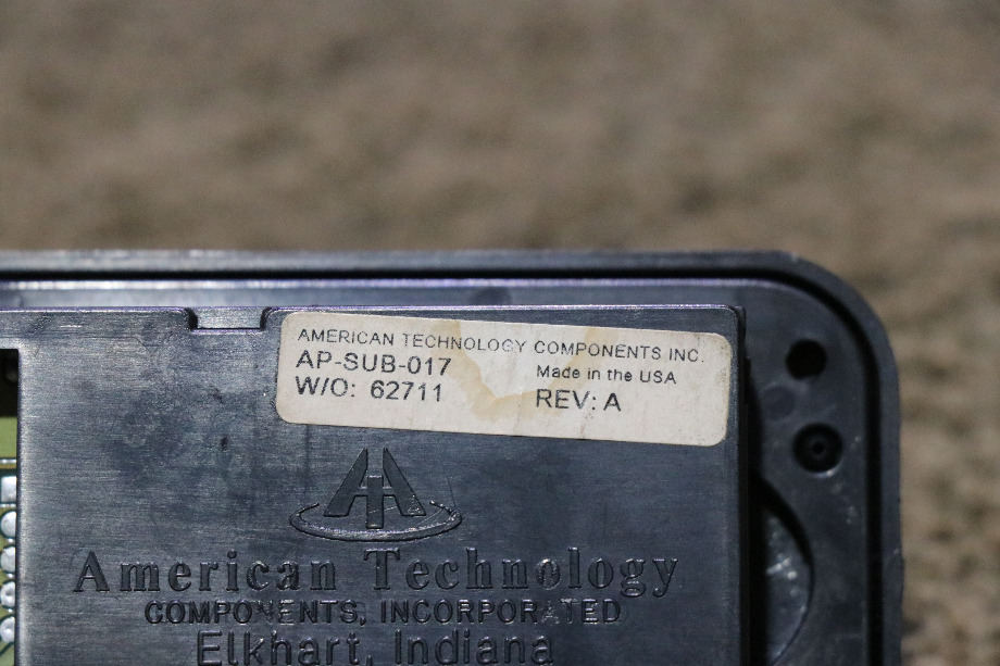 USED RV AP-SUB-017 AMERICAN TECHNOLOGY TEMPERATURE & COMPASS DISPLAY PANEL FOR SALE RV Components 
