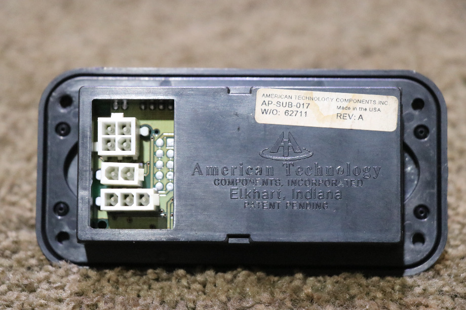 USED RV AP-SUB-017 AMERICAN TECHNOLOGY TEMPERATURE & COMPASS DISPLAY PANEL FOR SALE RV Components 
