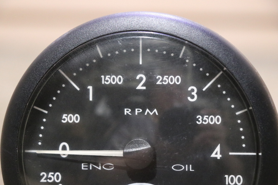 USED 6913-00239-11 COUNTRY COACH 3 IN 1 TACH / ENG / OIL DASH GAUGE RV PARTS FOR SALE RV Components 