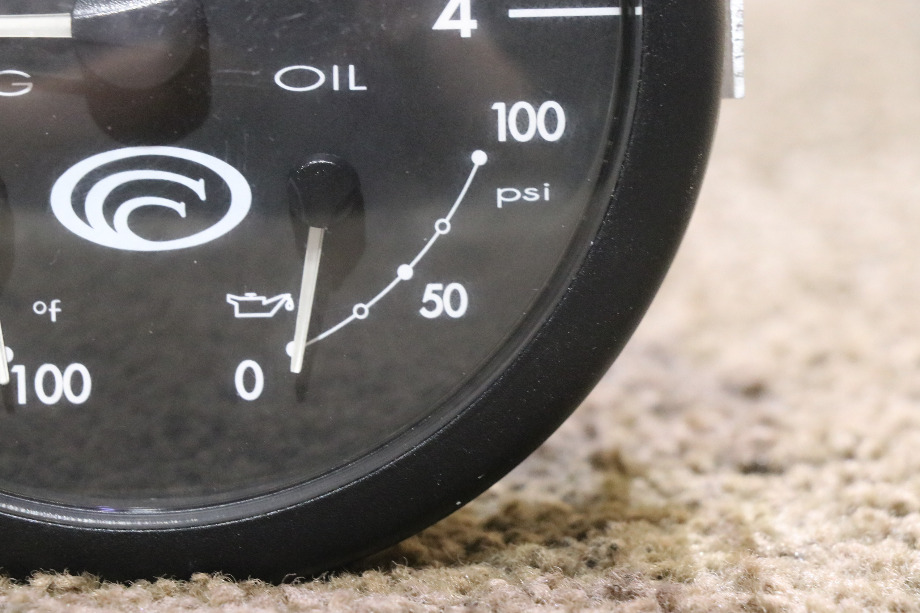 USED 6913-00239-11 COUNTRY COACH 3 IN 1 TACH / ENG / OIL DASH GAUGE RV PARTS FOR SALE RV Components 