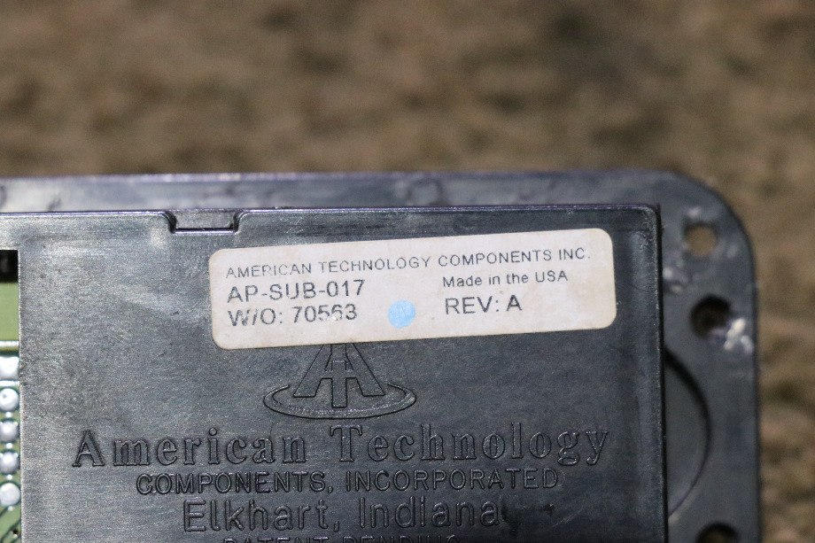 USED AMERICAN TECHNOLOGY TEMPERATURE & COMPASS DISPLAY PANEL AP-SUB-017 RV/MOTORHOME PARTS FOR SALE RV Components 