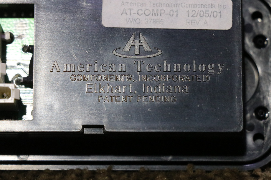 USED RV AT-COMP-01 AMERICAN TECHNOLOGY TEMPERATURE & COMPASS DISPLAY PANEL FOR SALE RV Components 