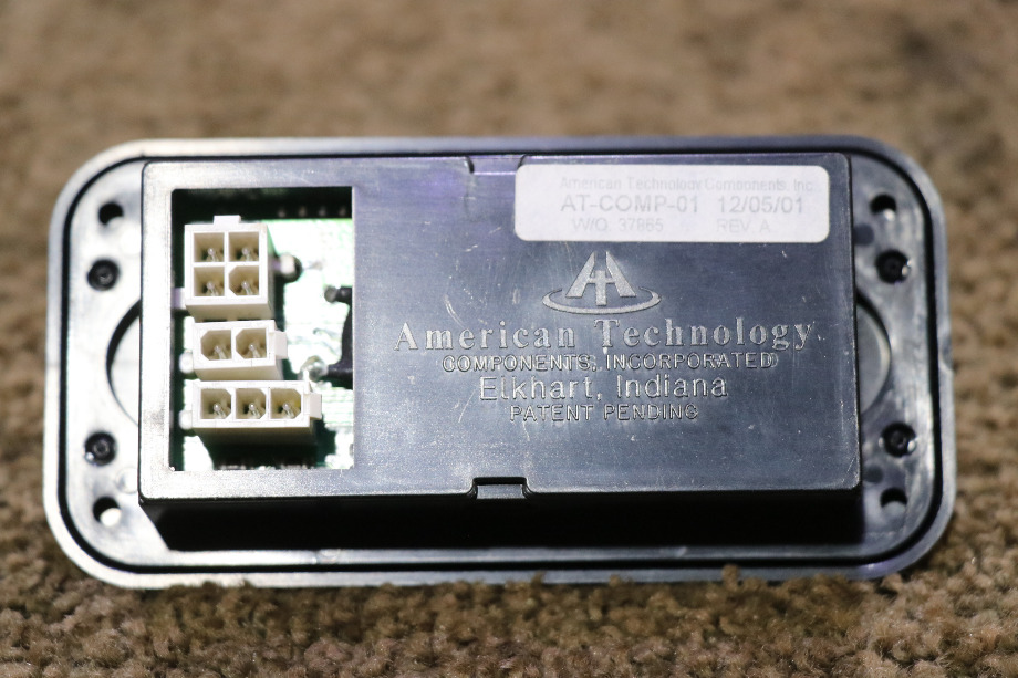 USED RV AT-COMP-01 AMERICAN TECHNOLOGY TEMPERATURE & COMPASS DISPLAY PANEL FOR SALE RV Components 