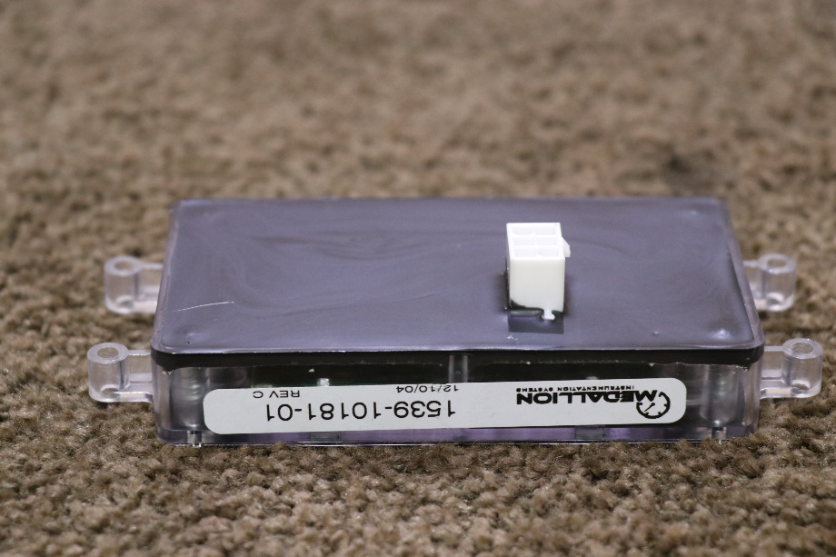 USED MOTORHOME MEDALLION 1539-10181-01 DASH DISPLAY PANEL FOR SALE RV Components 