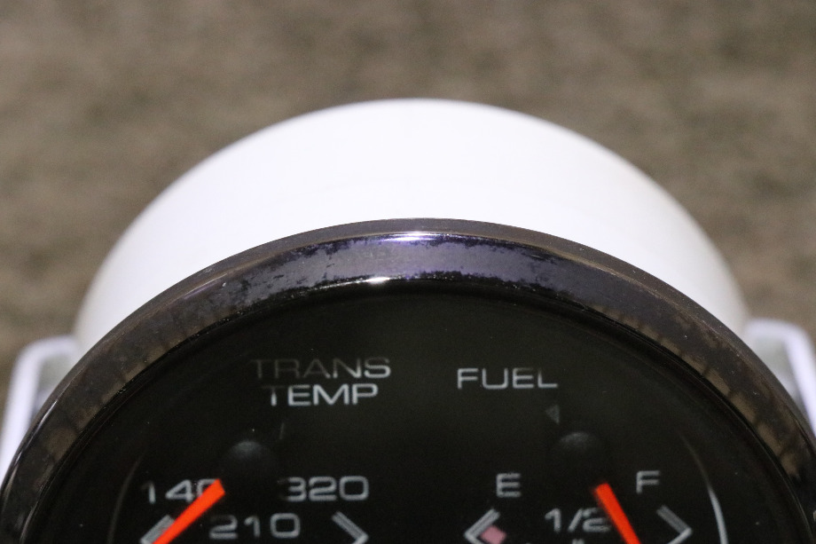 USED RV/MOTORHOME 4 IN 1 TRANS TEMP / FUEL / WATER TEMP / VOLTS DASH GAUGE FOR SALE RV Components 